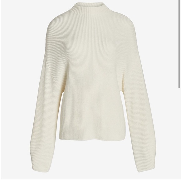 Express ribbed mock neck sweater - Picture 3 of 5